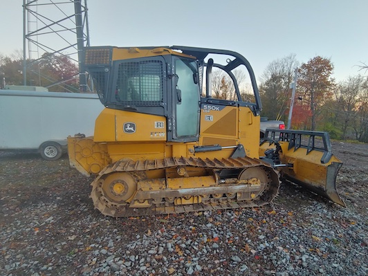 12′ John Deere 550K LGP Dozer ($85K)