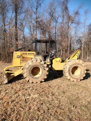 John Deere 540D Cable Skidder