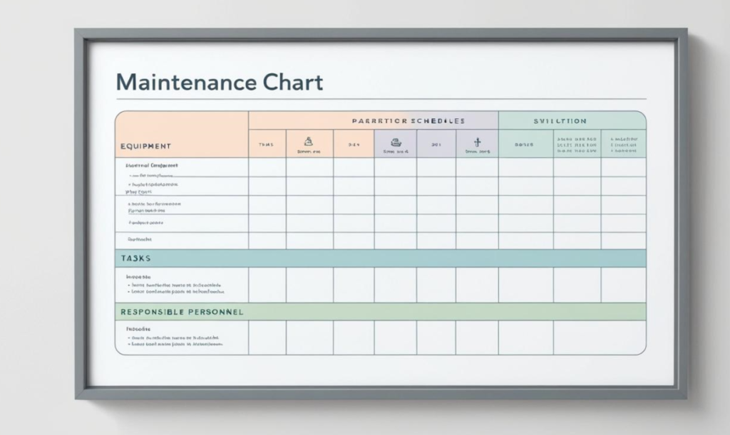 maintenance chart.