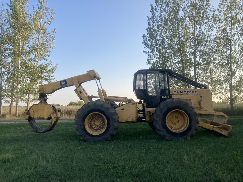 1983 Model John Deere 640C Grapple Skidder