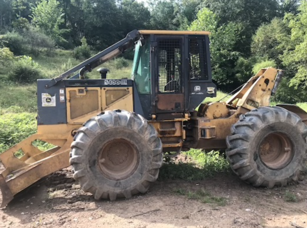 02' John Deere 540G III Cable Skidder for sell