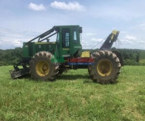 used cable skidder in the field